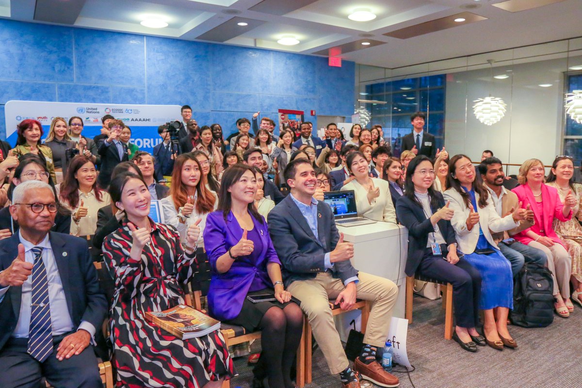 minji_kwag's tweet photo. As a keynote speaker, it was a great pleasure to share insights at the #ECOSOCYouth Forum Side Event, exploring how #AI and #technology can be leveraged to enhance #youth capabilities and opportunities, leading to positive #HumanDevelopment outcomes.

🔗https://t.co/Md5YMOQPlE https://t.co/4PXFehL8Jj