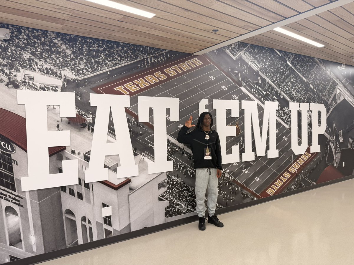 kd_linville's tweet photo. Thankful for the invite to the Texas State University Spring Showcase! The Bobcats put on a show for sure.
@TXSTATEFOOTBALL @GJKinne @_CoachGregg @LDKep @Coach__OMalley @Dbrooks4021
@CoachPatulea @WillieCarter34
@Coach_A_Nowell @Coach_Ashby
@TannerLHolcomb1 @GerikTerry
@CreightonReed @CoachSnell
@ConnallyCadets