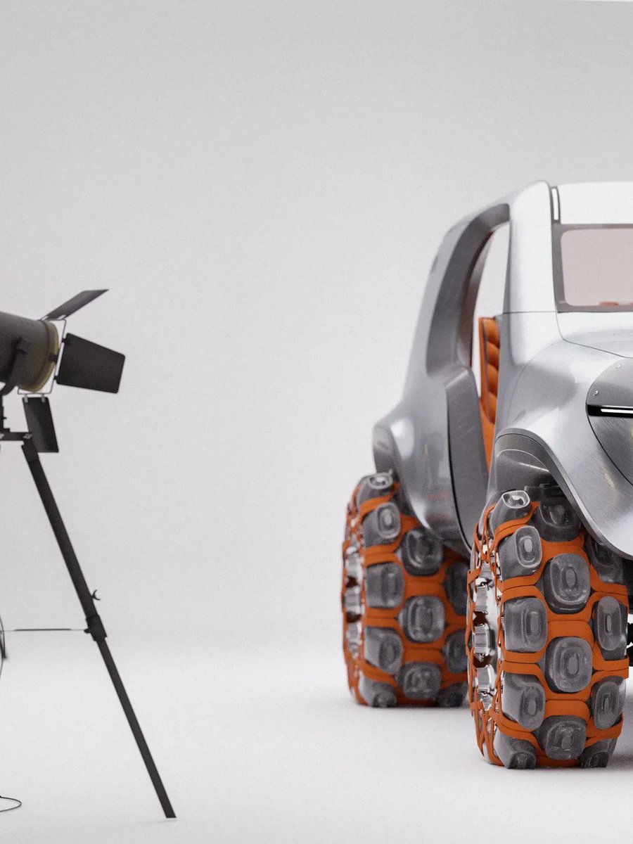 Obsidian_Auto's tweet photo. A Mercedes-Benz concept off-road vehicle, likely a futuristic iteration inspired by the G-Class or Ener-G-Force design Designed by IG {adam_csesznok}. 🩶🧡 https://t.co/foLia1Umpj
