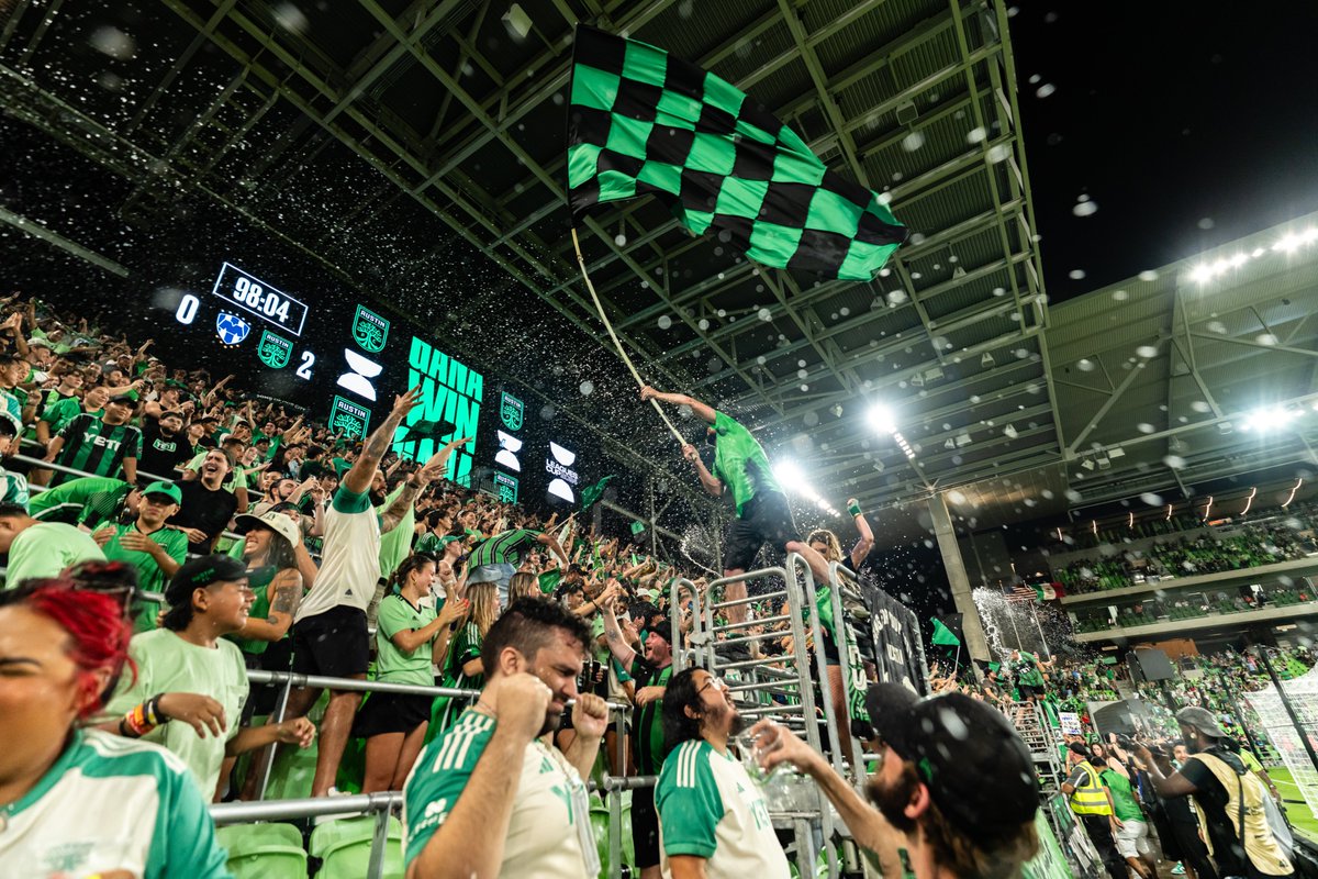 Q2Stadium's tweet photo. Only 1️⃣0️⃣0️⃣ days until @LeaguesCup action returns to ATX! https://t.co/bvOItgqndT