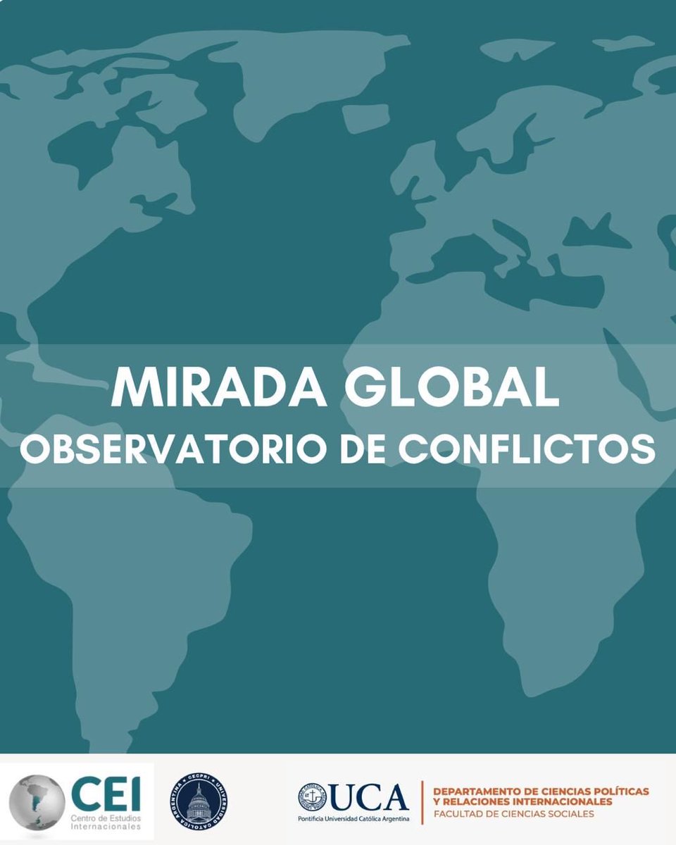 CEI_UCA's tweet image. #Newsletter 🗞️| ¡Ampliamos el Newsletter!
📣¡Estamos felices de anunciar que hemos incorporado el Observatorio de Conflictos al Newsletter Mirada Global!
Con ello, hemos ampliado a 2 las publicaciones mensuales del Newsletter.
🔗 Ambos disponibles en: linkedin.com/pulse/mirada-g…