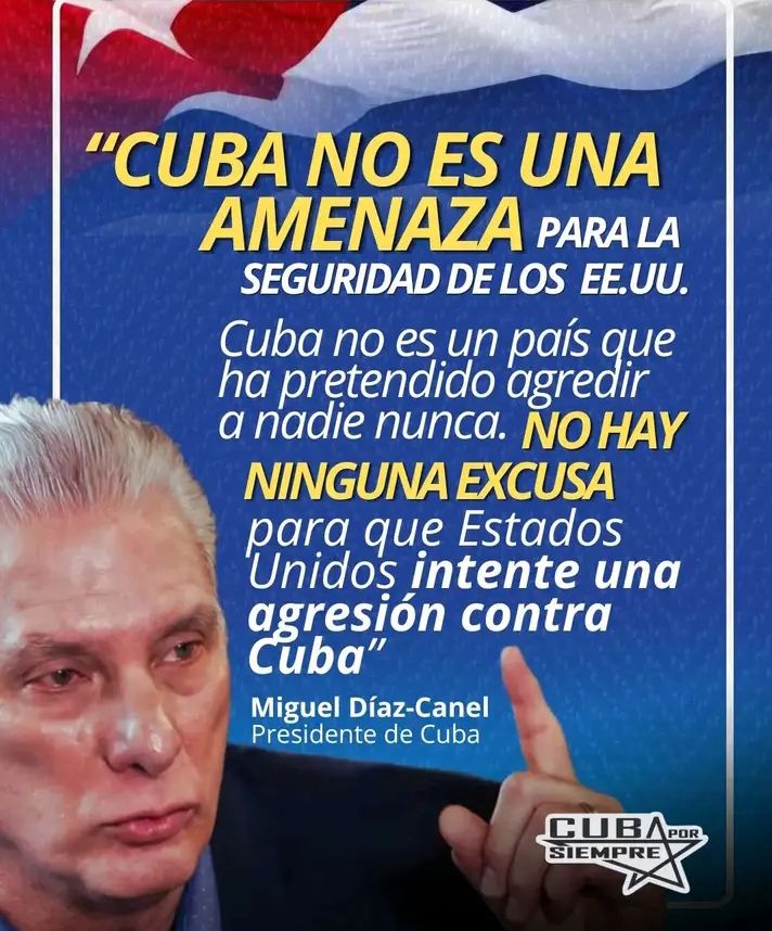 <a href="/DiazCanelB/">Miguel Díaz-Canel Bermúdez</a> #YoSigoAMíPresidente #CubaEstáFirme #CubaNoEstáSola #CubaVencerá #CubaEsRevolución #CubaViveEnSuHistoría #GíronEsHoy #LaHabanaViveEnMí <a href="/gobhabana/">Gobierno La Habana</a>