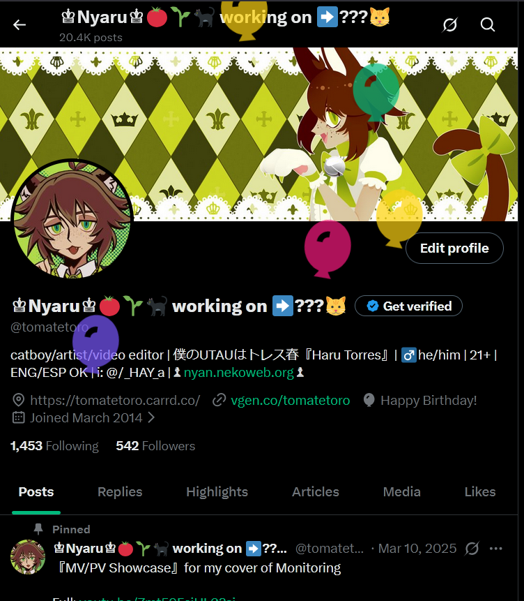 ♔Nyaru♔🍅🌱🐈‍⬛ working on ➡???🐱 tweet media