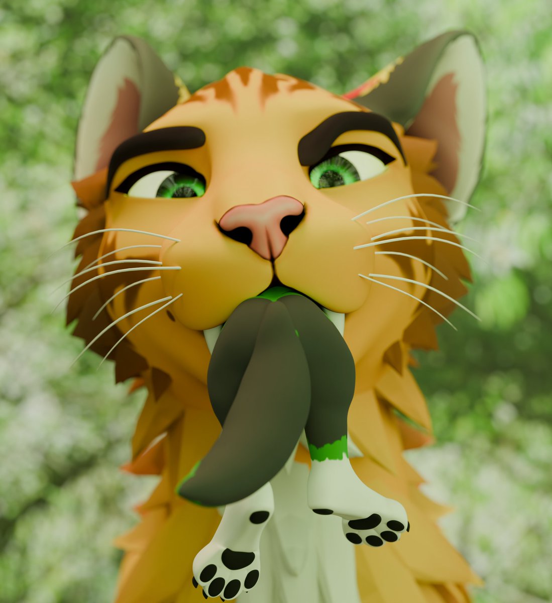 Sillys_Side's tweet photo. Aww... @Catderg_AD is proud of his catch. Not that he worked for it- He just was sneaky and got the jump on him! Many belly rubs are in the cat's future, otherwise this Dweller is going to find out what it means to be food for an Apex Predator~

#furry #vore https://t.co/0r5xHQCOOx