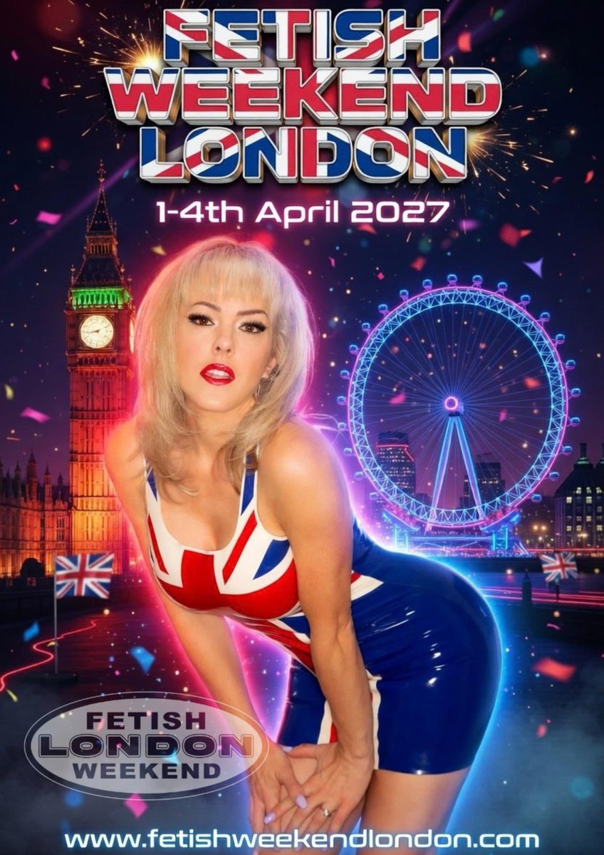 Official__FWL's tweet photo. Fetish Weekend London 1-4th April 2027  https://t.co/TqI4RUV3pE https://t.co/lpSJhC8L4M