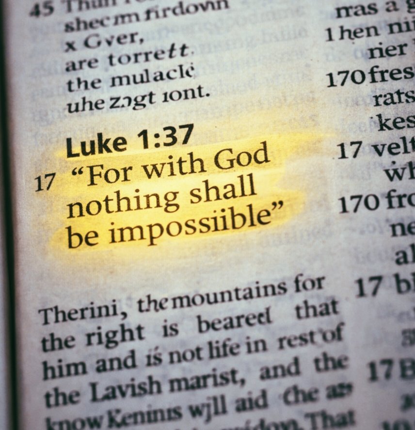 ObedArchimedes's tweet photo. Luke 1:37 https://t.co/O3860b7m1b