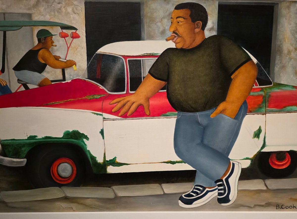 AHaglington's tweet image. Very much enjoyed the #BerylCook #Art #Exhibition at #TheBox in #Plymouth today! 
Am sure she'd be thrilled for her work to make so many people smile!