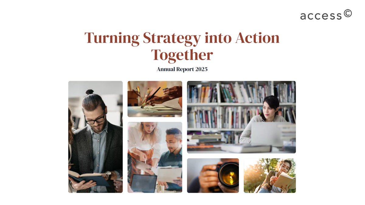 AccessCopyright's tweet photo. Our 2025 Annual Report is out.

Read all about the work we did last year to build our renewed foundation.

Check it out here: https://t.co/ALbacj0PXr https://t.co/WwbdU2FPMi
