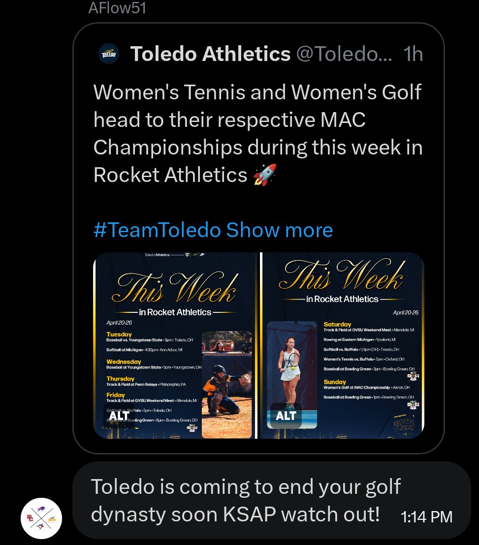 Kent State Agenda Pusher tweet media