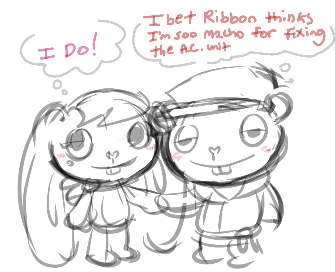 Holy shit they are too gay #happytreefriends #yumeship