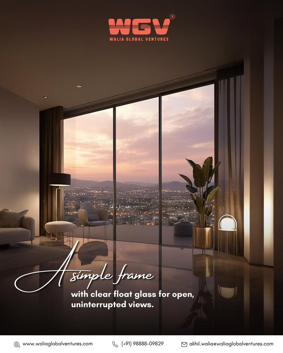 WVentures77038's tweet image. Clear float glass delivers a smooth, distortion-free surface for true-to-life views and better light transmission.
So what you see outside looks exactly the way it should.
Explore more: impexwaliaglobalventures.com

#WGV #ClearFloatGlass #ArchitecturalGlass #TrueViews #ModernDesign