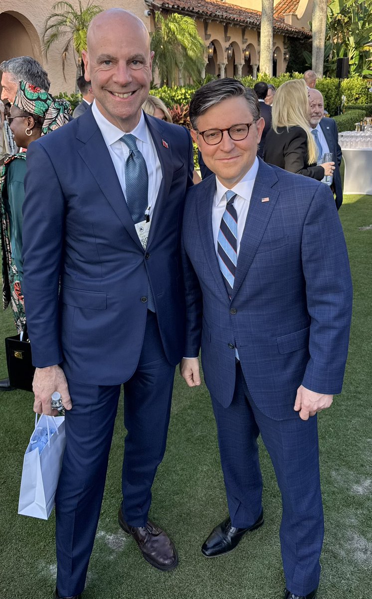 Encouraging few days for me personally at Mar-a-Lago and Palm Beach last week.  So thankful to see <a href="/POTUS/">President Donald J. Trump</a>, <a href="/SpeakerJohnson/">Speaker Mike Johnson</a>, <a href="/WhatleyNC/">Michael Whatley</a> &amp; many other leaders of our party who are doing incredibly important work in our country.  Grateful also for <a href="/ChairmanGruters/">Chairman Joe Gruters</a> and the <a href="/GOP/">GOP</a>!!