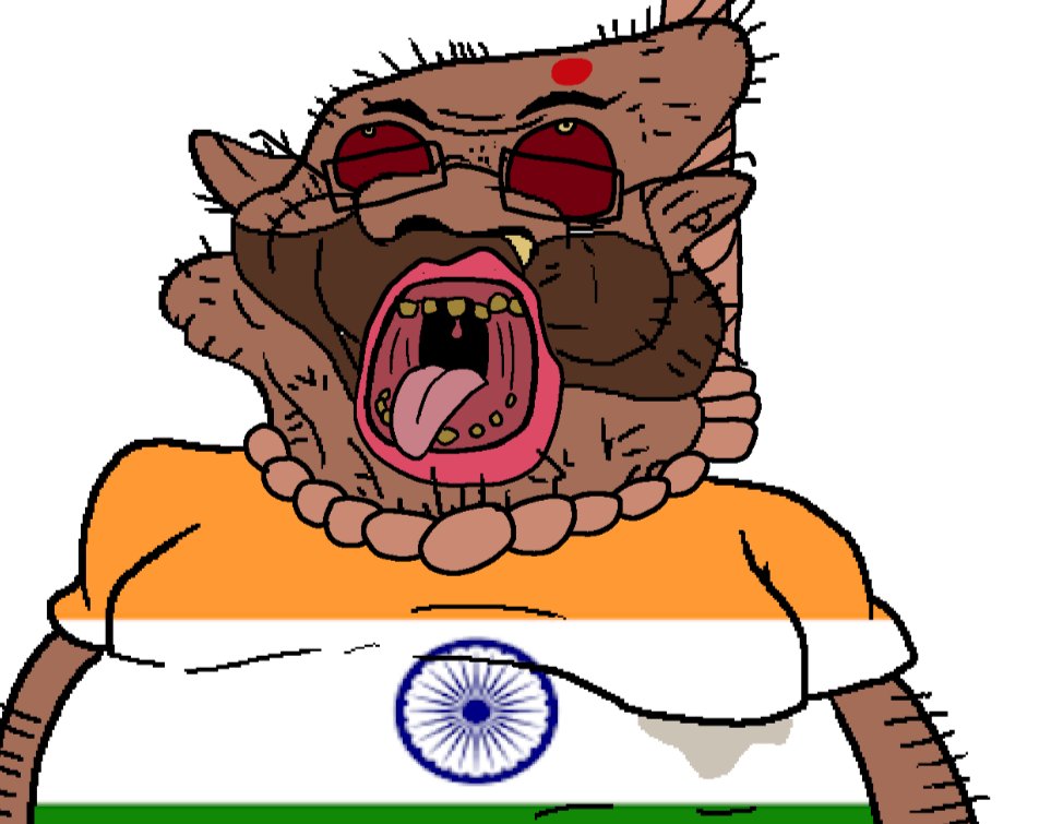 UNDERRGROUND512's tweet photo. It's unbelievable to see a stupid Hindu insulting other nationalities on American land.
Keep your stupid Indian mouth closed, go back to your shithole in Asia to die under trains and shit in the streets, you stupid Indian. https://t.co/tfQYq07rmA