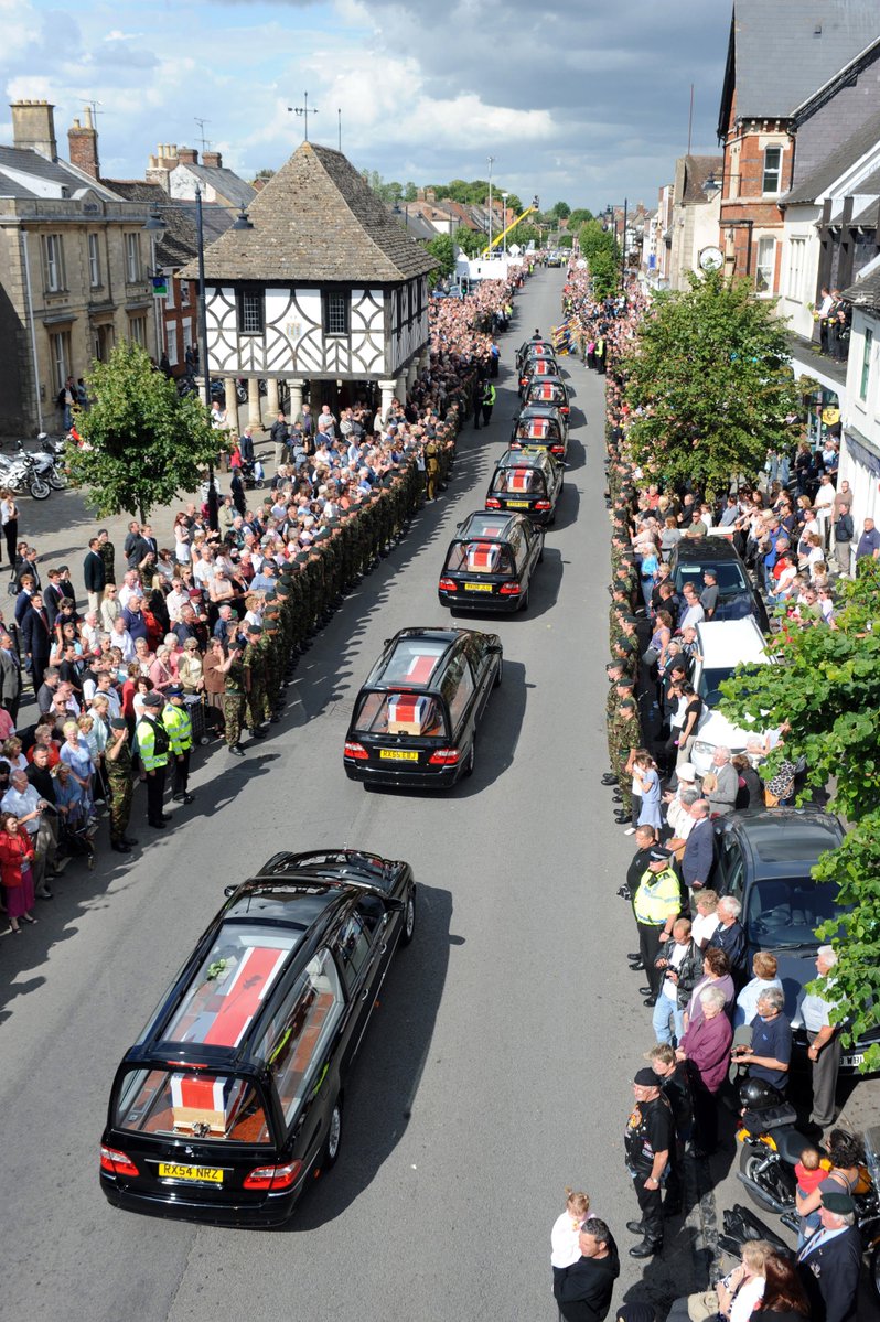 <a href="/zatzi/">Annunziata Rees-Mogg</a> Here are our young men and women coming home.  You know, the ones who  "stayed a little back, a little off the front lines".