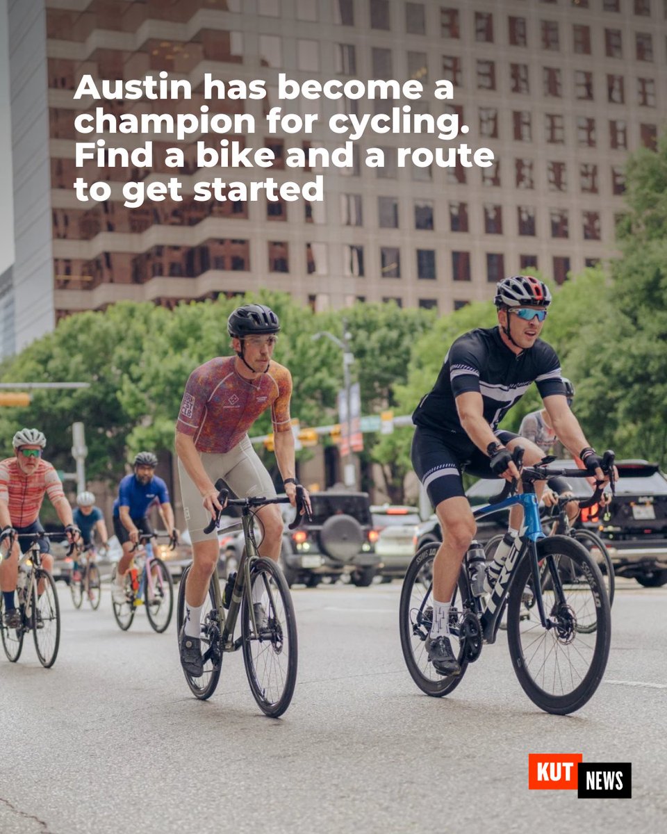 KUT's tweet image. While Austin was built with car travel in mind, the city has also been a champion of bike friendly infrastructure and is continuing to add more bike lanes. Here are a few tips for getting on the road and having a great time doing it. kut.org/austin-field-g…