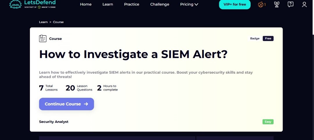 Becca_cyber's tweet image. As part of the first task at Cyblack SOC Academy, I studied the courses provided on LetsDefend: 

Cyber Threat Intelligence (CTI)
How to Investigate a SIEM Alert VirusTotal for SOC Analysts 

@ireteeh @segoslavia @Hubris_savvy 

#CyberSecurity #SOC #ThreatIntel #BlueTeam