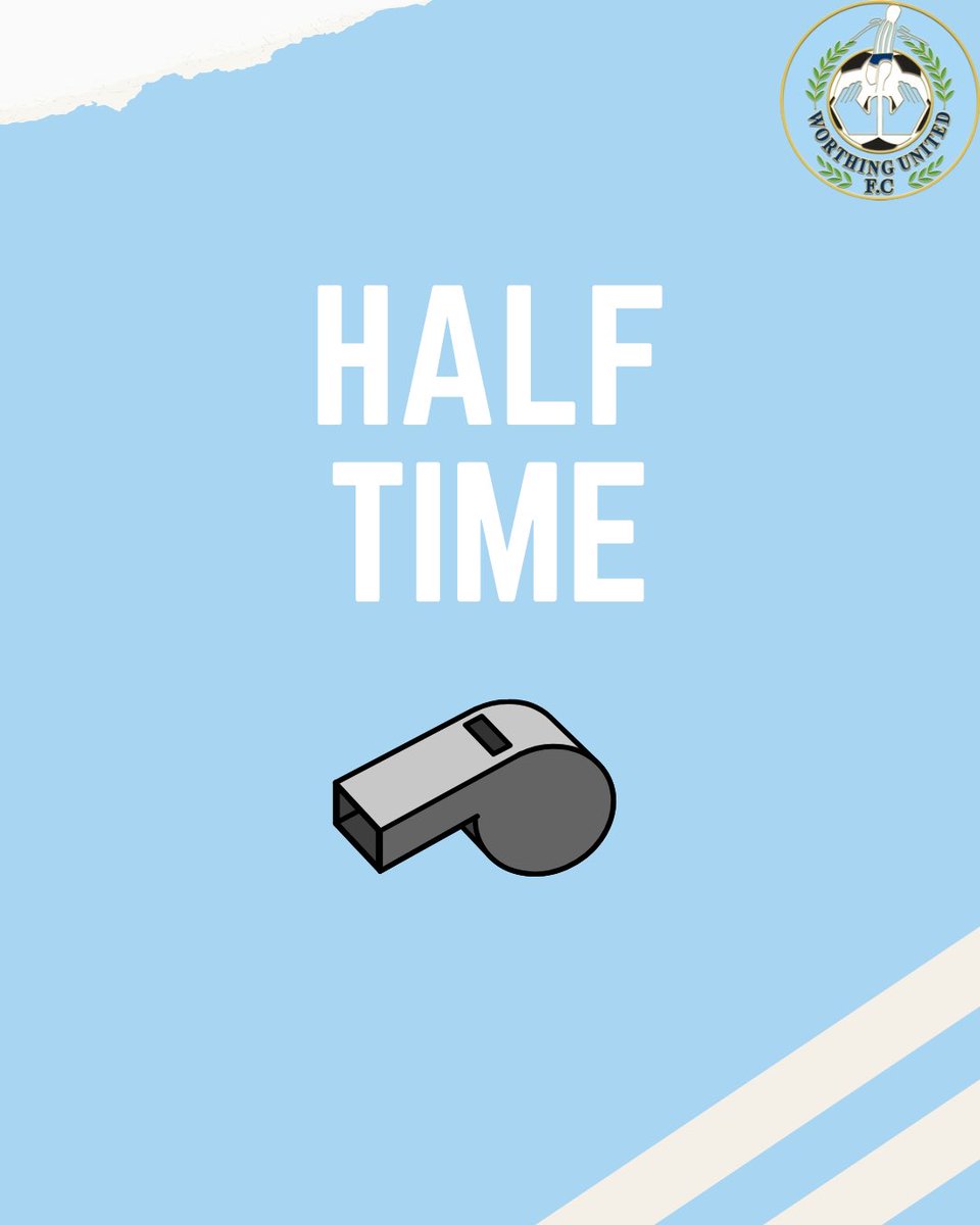 WorthingUtdFC's tweet image. HALF TIME ⚽️

#BIL 0 #WOR 0

All square at the break with no clear cut chances to report, although the Mavs have come closest. Bako hasn’t had much to do at the other end and we’ve looked threatening going forward throughout - all to play for in the second half!