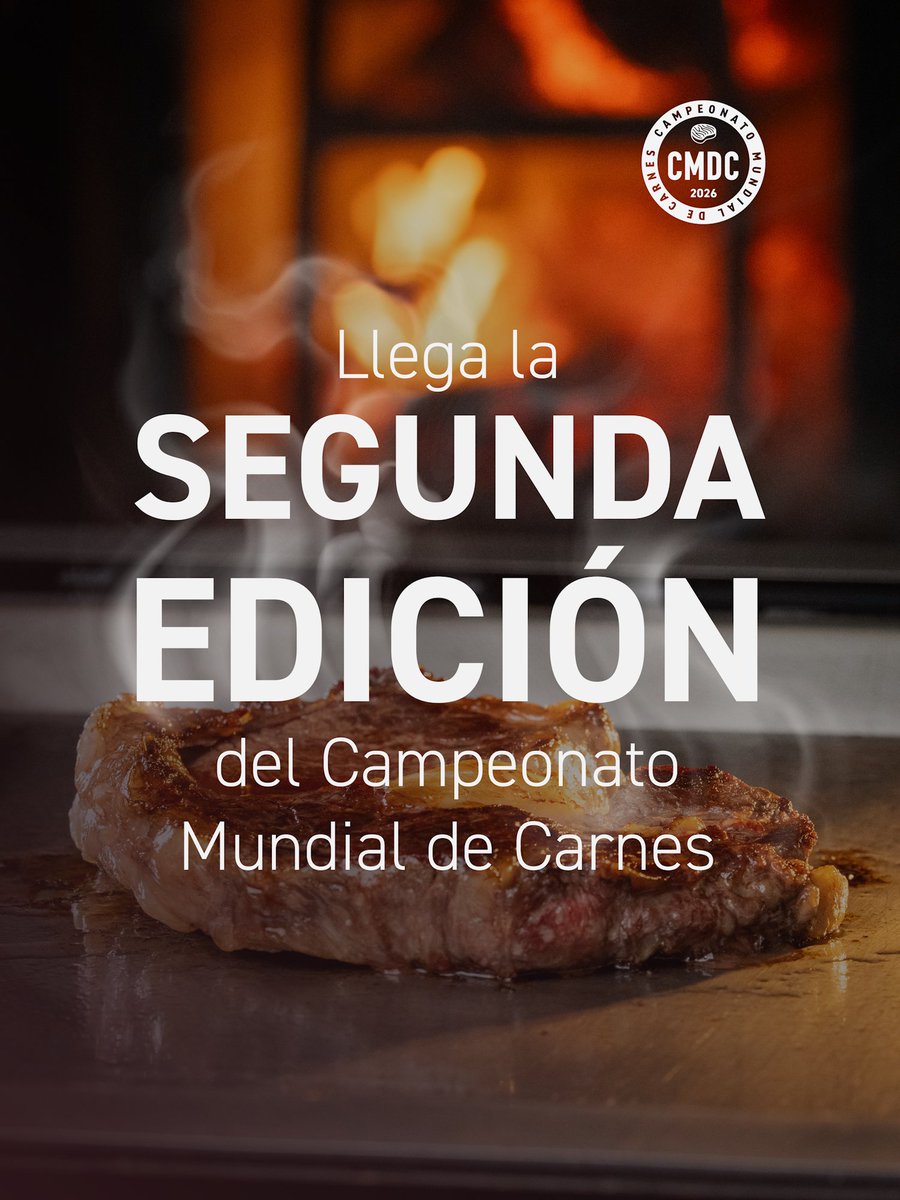 TecnoFidta's tweet photo. En paralelo a Tecno Fidta 2026 se realizará la segunda edición del Campeonato Mundial de Carnes, un certamen internacional que reconoce a los mejores bifes anchos y bifes angostos del mundo.

Conocé más 🔗 https://t.co/npE70MFmwZ https://t.co/MXEjSVgaZb