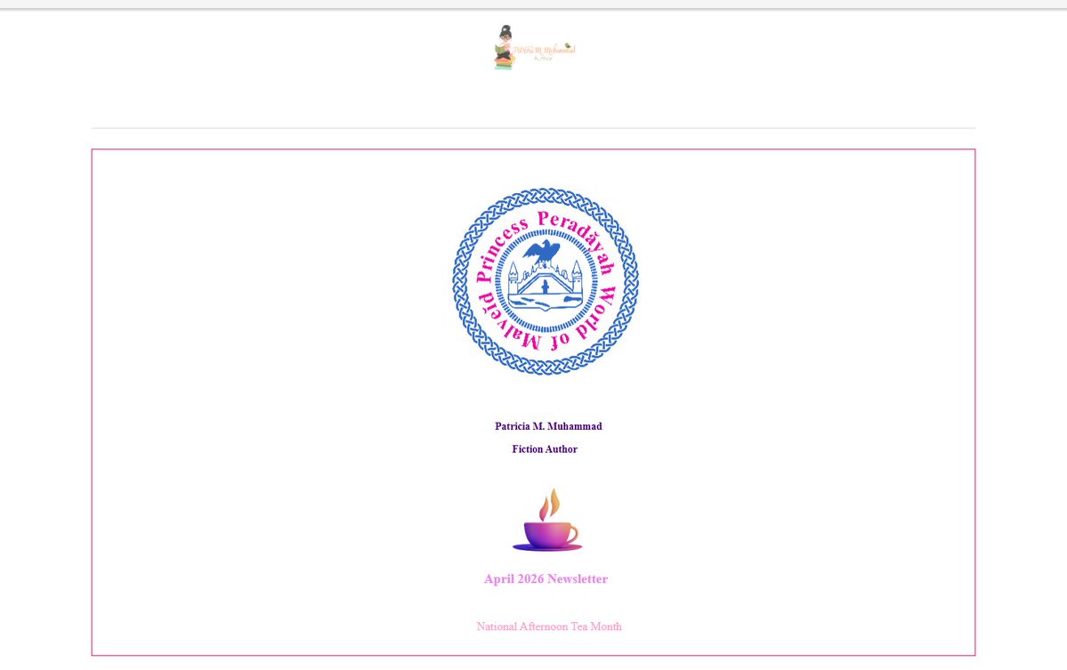 pmmuhammadbooks's tweet image. Patricia's 𝐀𝐩𝐫𝐢𝐥 𝟐𝟎𝟐𝟔📆Newsletter us7.campaign-archive.com/?u=a188922fd6d… 
*this link🔗should work! #newsletter