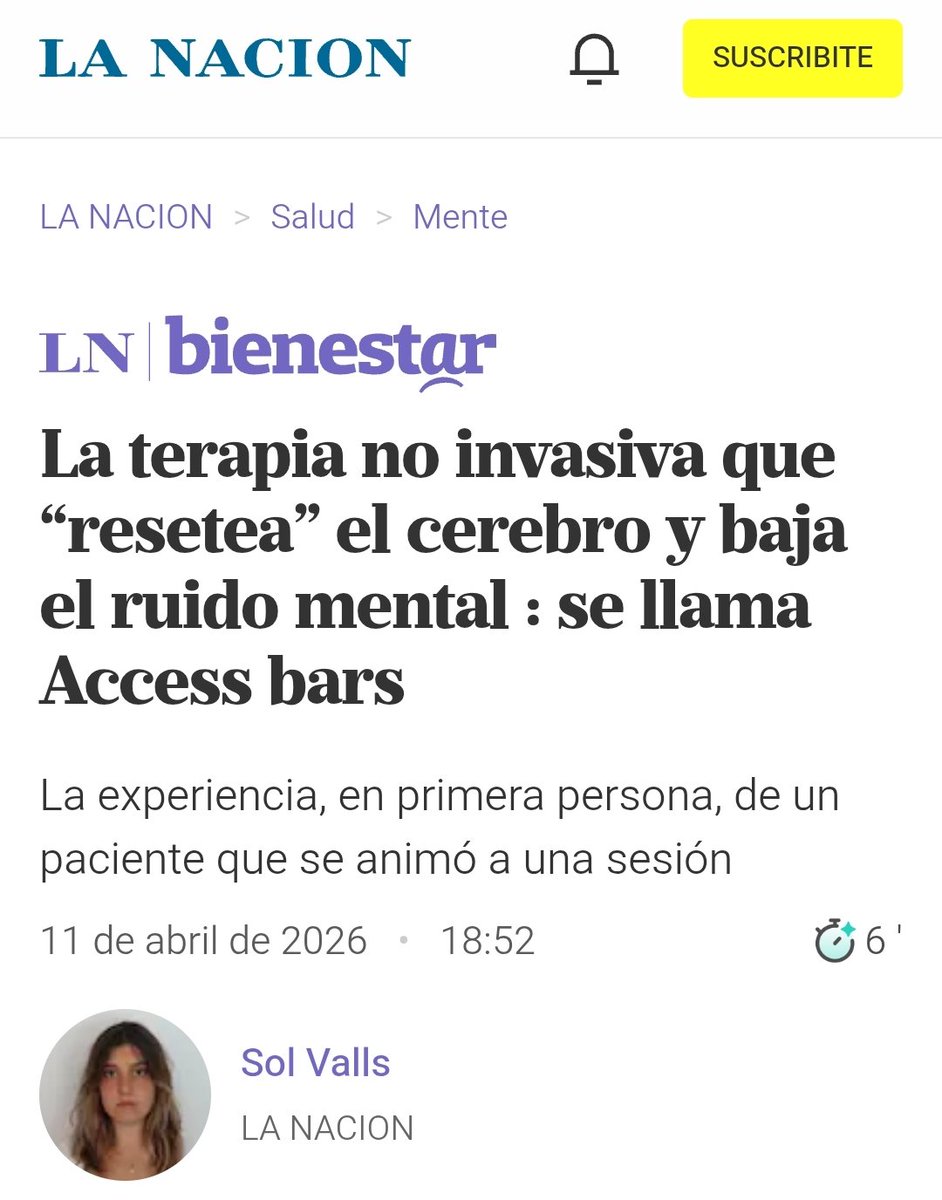 vaiconDios's tweet image. En @LANACION, como en otros medios, tener una sección de #bienestar significa publicitar con frecuencia #pseudoterapias y #sectas. Para ver de qué tratan las "Access Bars": portaluz.org/fe-moral/la-ve…
#StopPseudociencias @apetp_ @vbaosv @lagamez @roipipe @Shora @CSanzAndrea @mjdelrio