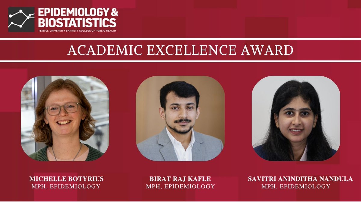Temple Dept. of Epidemiology & Biostatistics tweet media
