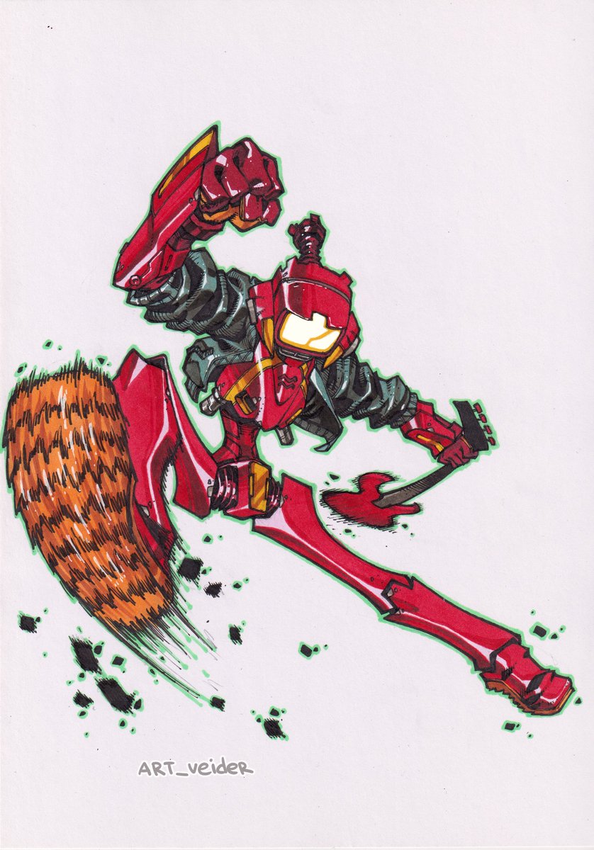 artveider's tweet image. FLCL #anime #art #draw #character #fanart #sketch