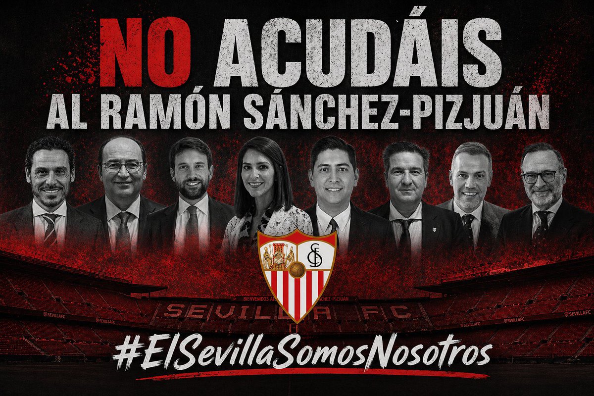 El Sevillismo con su equipo y punto. ❤️