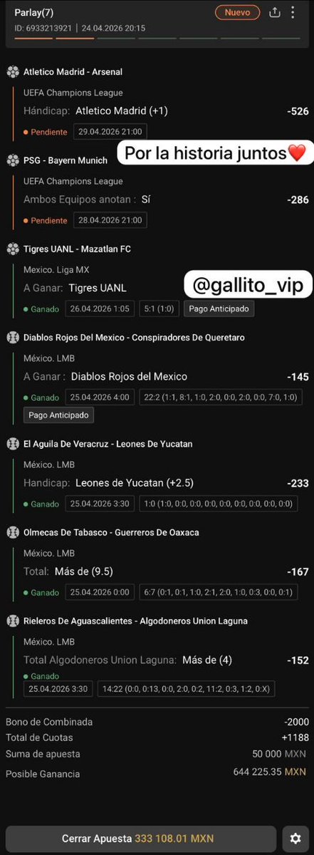 Gallito🐓(Apuestas) tweet media