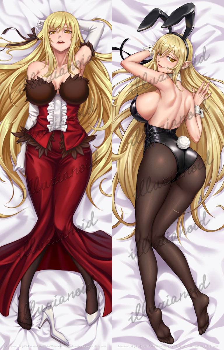 illuzianoid's tweet photo. Dakimakura 💕

#物語シリーズ #kissshot #kizumonogatari https://t.co/8syTrQ8KcM