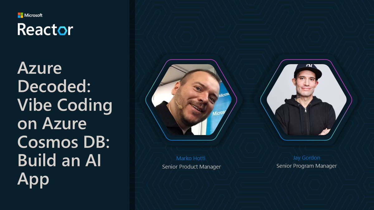 Azure Cosmos DB tweet media