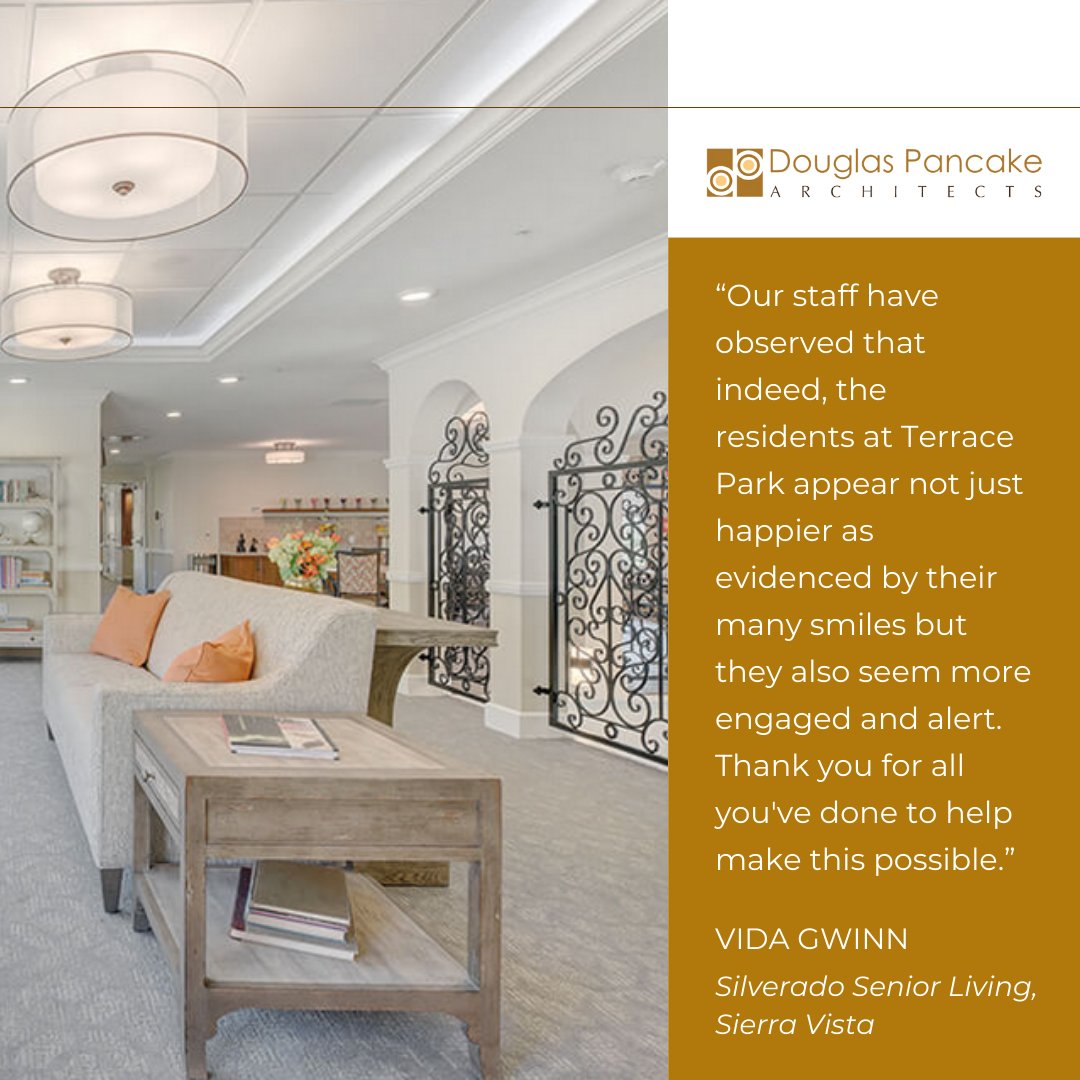 PancakeArchs's tweet image. We’re honored when our work resonates with the people we design for.

Thank you for the kind words. We look forward to continuing to create spaces that support connection, care, and community.

#ClientAppreciation #Testimonials #DouglasPancakeArchitects #SeniorLivingArchitecture
