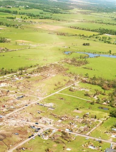 May 4, 2003: A massive outbreak of 80 tornadoes struck the Central and ...