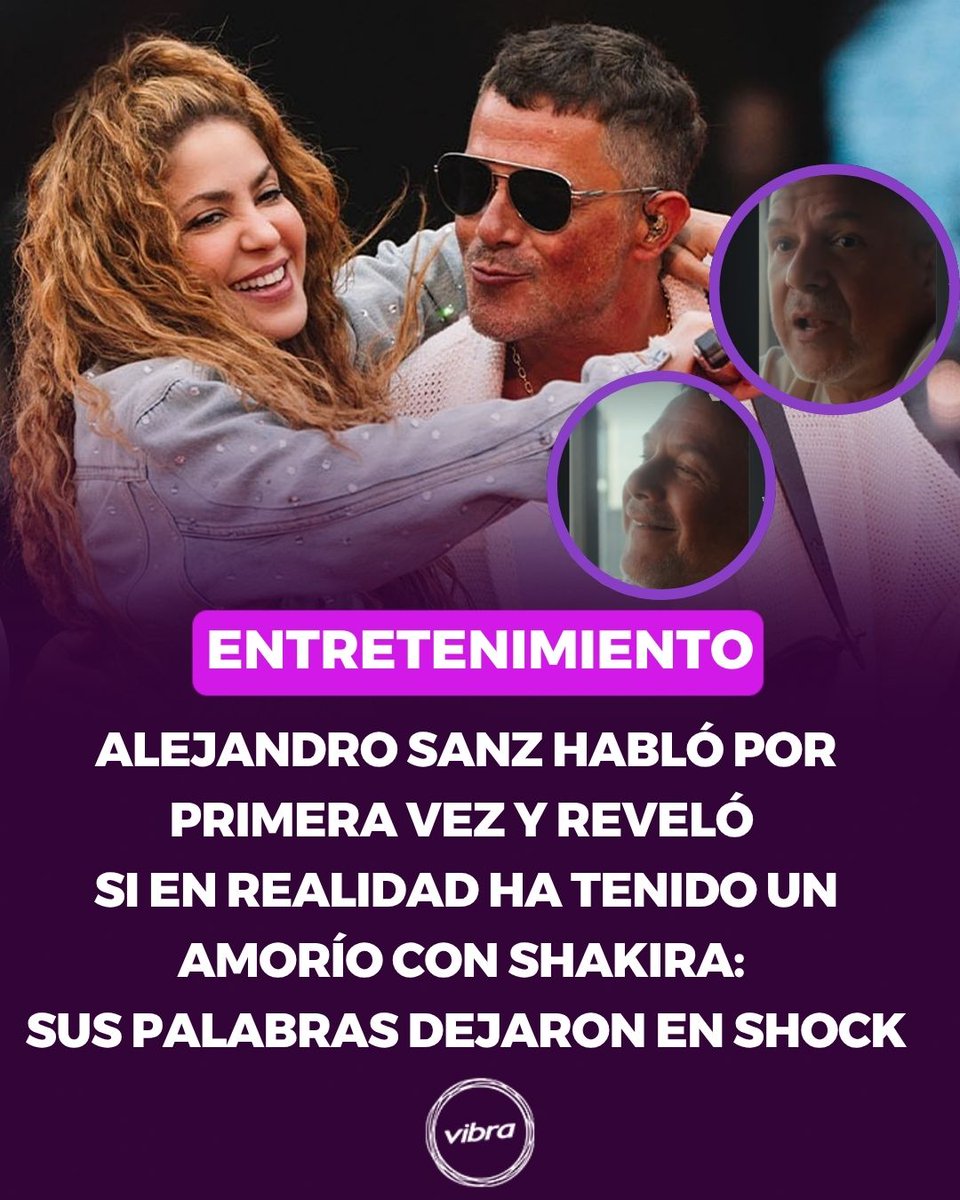 vibra_co's tweet image. Alejandro Sanz habló sin tapujos de los rumores con Shakira y su confesión sorprendió totalmente a sus seguidores 😱 👀 🤩 #AlejandroSanz #Shakira
Video aquí:  vibra.co/?p=530863