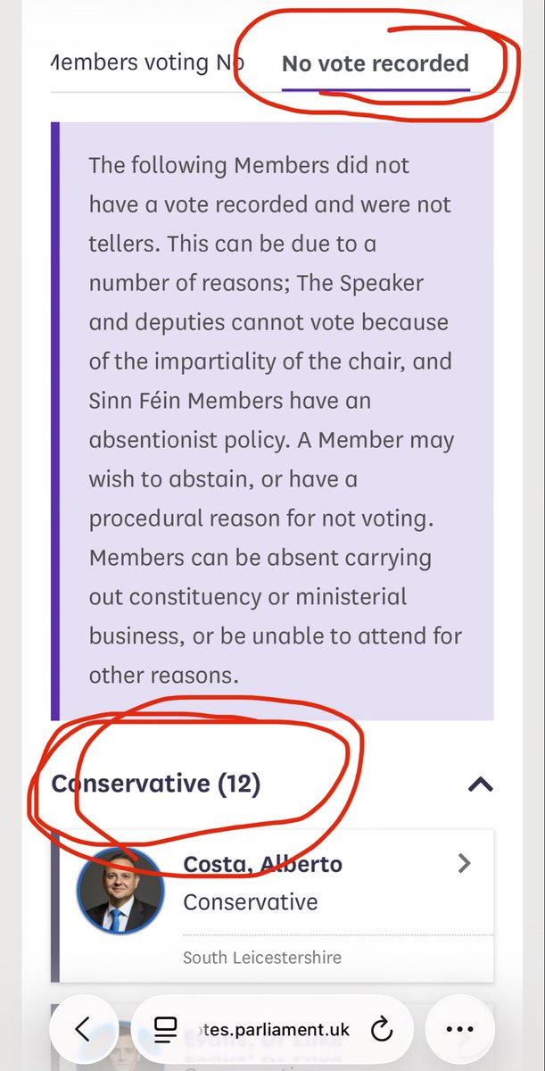 bigfanofmykids's tweet image. @kevinhollinrake is a 🤡

Complaining about 2 Reform MPs while 12 of his own didn’t vote

What a t**t 🥴

#Cons #ZeroSeats
