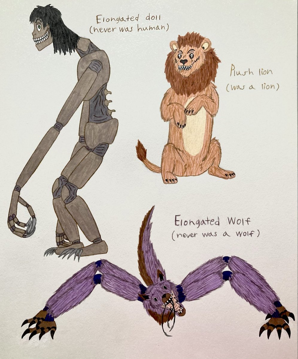 DollyCat55's tweet photo. More scary living toys.
#smallartist #smallartists #art #artist #traditionalart #VisualArt #HorrorCommunity #ArtistOnX #horror #HorrorArt #automatonophobia #drawings #drawing https://t.co/cH88LXk64K