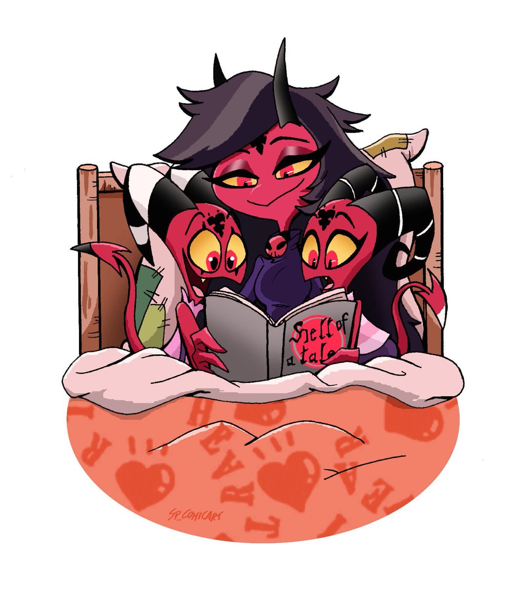 SBSP_fancomic's tweet image. New arrivals for Mother's Day! Next up are Carmilla and Lilith! ☺️❤️ #helluvaboss #fanart #mothersday