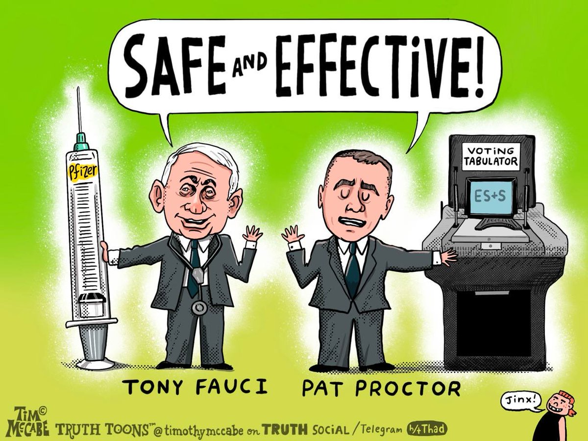 WeThePeopleKS's tweet photo. Blah, blah, blah. 

Get rid of the machines or none this matters. 

H/T: @TruthToonsTim https://t.co/bKrL8fvwZk