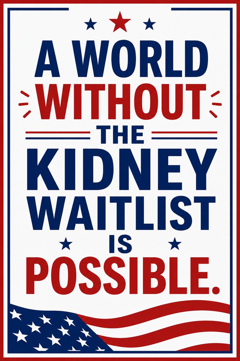waitlistzero's tweet photo. Every hour, an American dies waiting for a kidney transplant.
We can stop this.
The End Kidney Deaths Act would increase living kidney donation and save thousands of lives each year.
Sign the petition and help us end the kidney shortage:
https://t.co/peaGK5mUX0 https://t.co/TjXygKEyWo