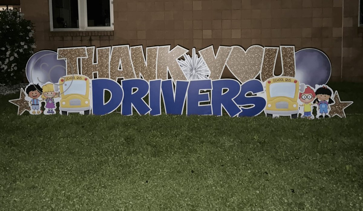 SGFoothills's tweet image. It's time to show all the love to al the staff.  We so appreciate all the bus drivers! Thanks for all you! #schooldays #schoolbus #appreciation
#celebrateeverything #customyardgreetings #readysetcelebrate #sgfoothills #signgypsiesfoothills #thankyou #weloveourdrivers
