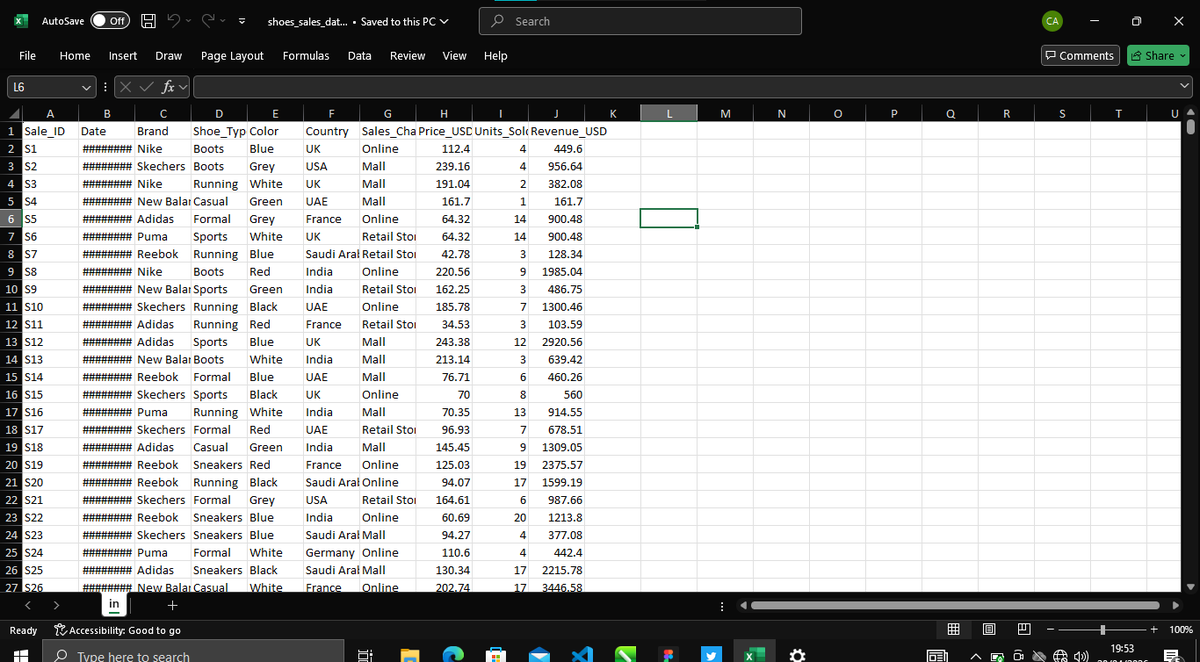 xynthianaaa's tweet photo. Day 2 ✅ of the #HTTDatachallange continued with importation and cleaning of our raw data. No duplicates no missing values!! Stay with me🚀
C/o @hertechtrail
#Datacleaning
#Exceldataimport
Before After. https://t.co/hJvbkV31Y3