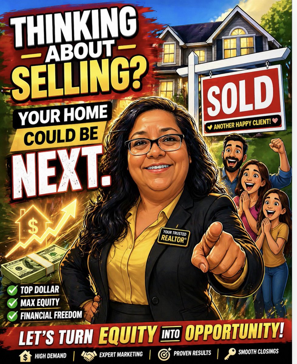 TweetyGeorgette's tweet image. •Considering selling your home?
•Curious about your home’s current value?
•Interested in nearby homes or their selling prices?
•Contact me to discuss and get answers to your questions!

#realestate #tuesdaythoughts  
#homeselling101