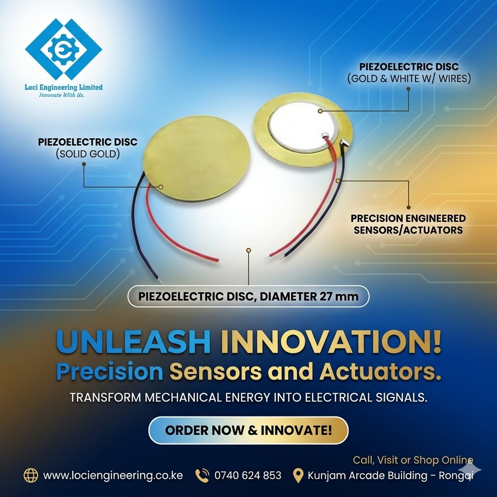 LOCIENG78761's tweet image. ⚡ Turn Vibrations into Electrical Energy!

Discover energy conversion with the 27mm Piezoelectric Disc — convert mechanical pressure into electrical signals and vice versa. Perfect for students exploring sensors, sound generation, and energy harvesting projects.

#STEMEducation