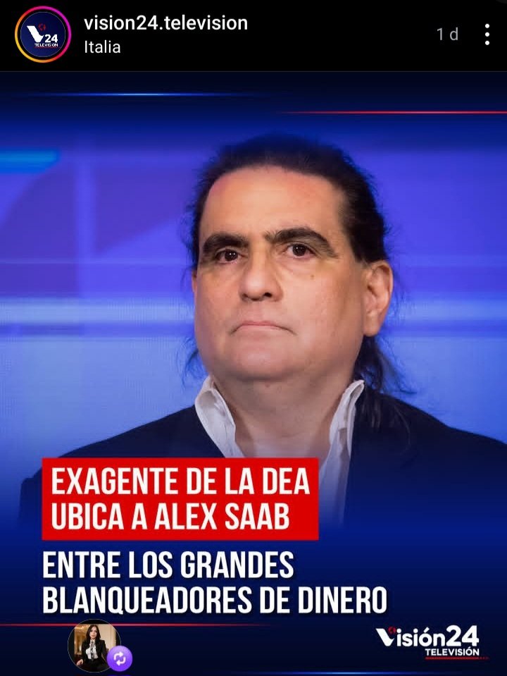 meridarebelde18's tweet image. ¡SE ENRIQUECIÓ CON EL HAMBRE! 🇨🇴💵 
Ex-Agente de la DEA ubica a Alex Saab "EL GRAN LAVADOR" como el principal blanqueador en los EE.UU. El "testaferro" del Régimen de Nicolás Maduro queda expuesto ante la justicia internacional. ¡TESTAFERRO AL DESCUBIERTO! 🕵️‍♂️⚖️🛡️
👇👇👇👇👇👇👇👇