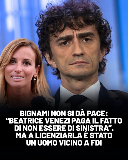 #Ricapitolando, come dice <a href="/GiorgiaMeloni/">Giorgia Meloni</a>,la direttrice viene scelta dalla #destra, viene mollata dalla #destra, viene scaricata pubblicamente dalla #destra,e #Bignami dà la colpa alla #sinistra! Queste carogne qua avete votato,IMBECILLI!