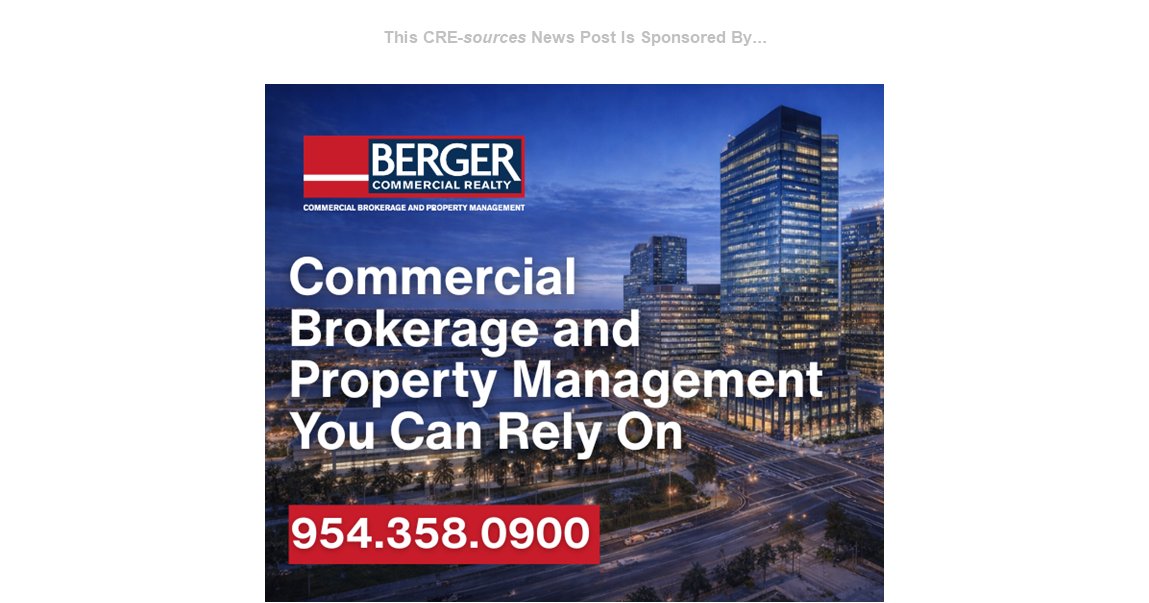 DebColangelo's tweet image. SOUTH FLORIDA #CRE: Newmark Named Exclusive Leasing Agent Of Office Project In Miami
Read more at cre-sources.com/newmark-named-…
#office #southfloridacre #southfloridarealestate #commercialrealestate #realestate