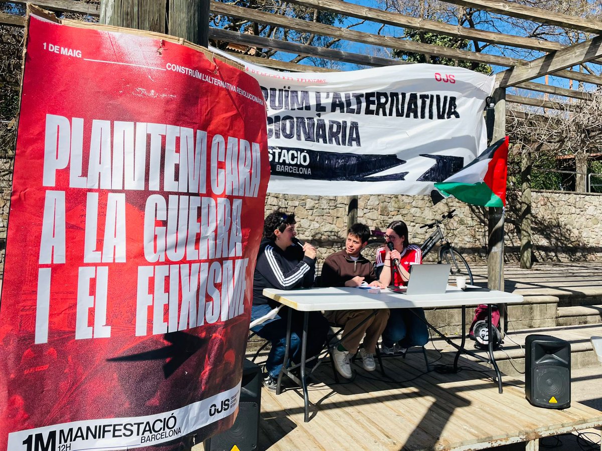 OJS_Vobm's tweet photo. 🔴|| El cas dels encausats per la Rahola, disponible A Primera Línia. 

Solidaritat amb qui planta cara als còmplices de la guerra! https://t.co/BrTl8X9Z2J