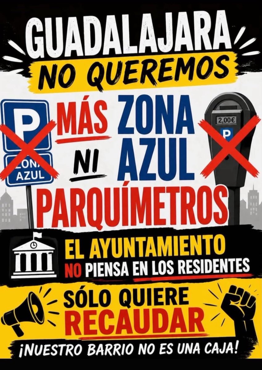 NO A LA NUEVA ZONA AZUL