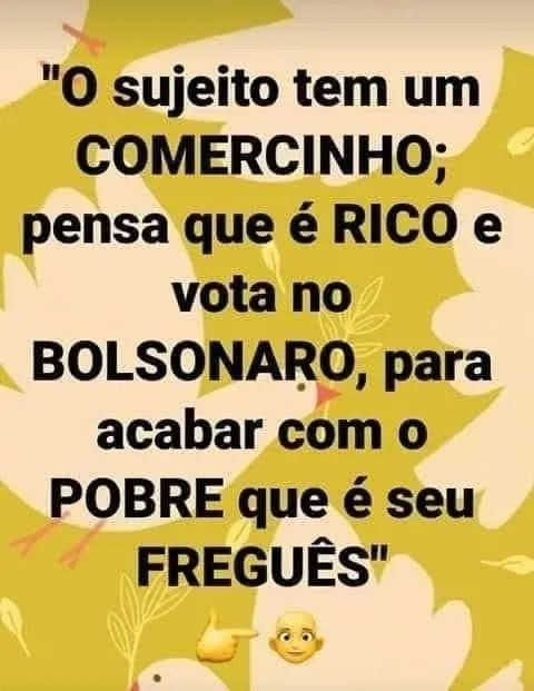 Verdade nua e crua.