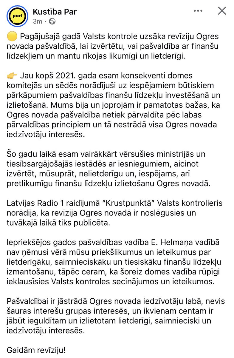Kustība "Par!" 🇺🇦 tweet media