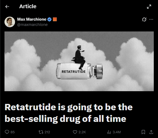 Retatrutide tweet media